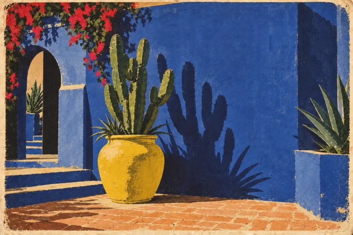 Arte da casa para Yves Saint Laurent