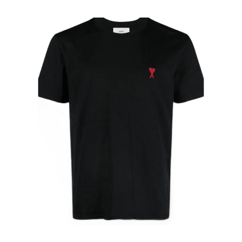 Ami Paris Camiseta Basic Preta