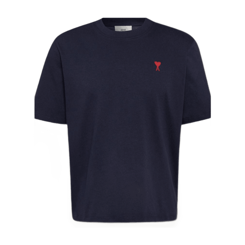 Ami Paris Camiseta Basic Azul