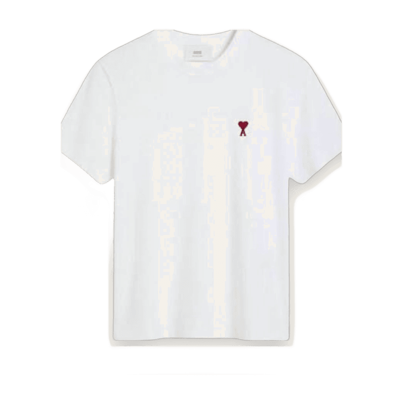 Ami Paris Camiseta Basic Branca