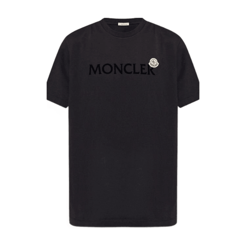 Moncler Camiseta Logo Preta