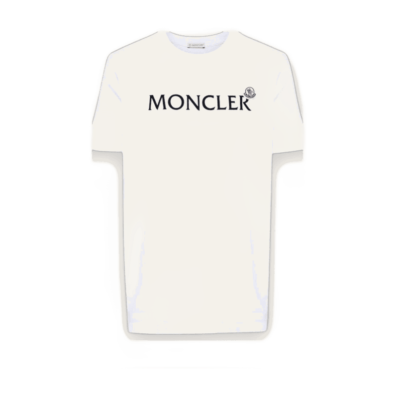 Moncler Camiseta Logo Branca