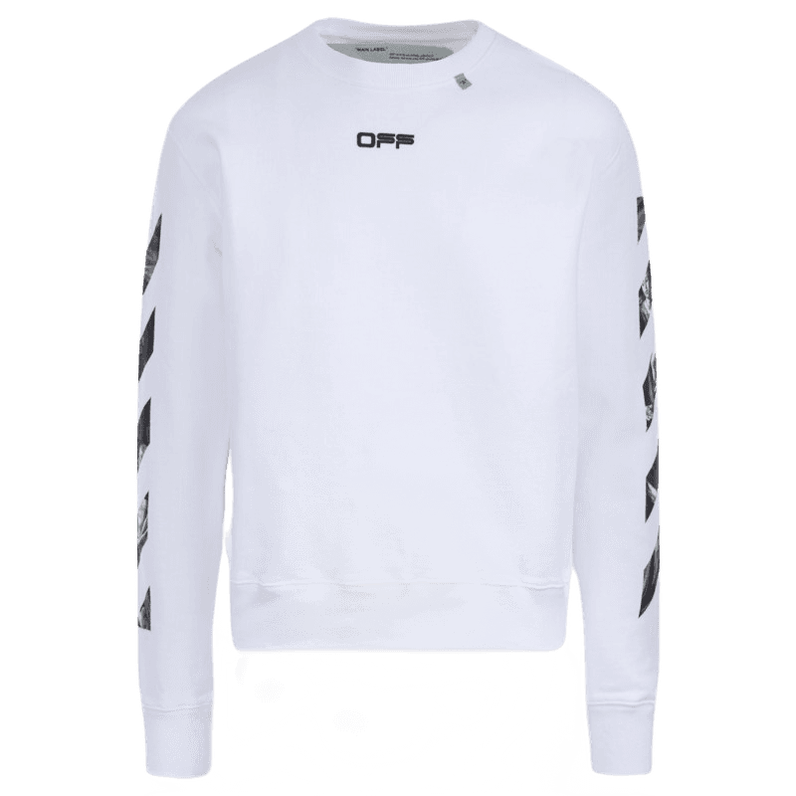 Off-White Suéter Branco e Amarelo — vista 2