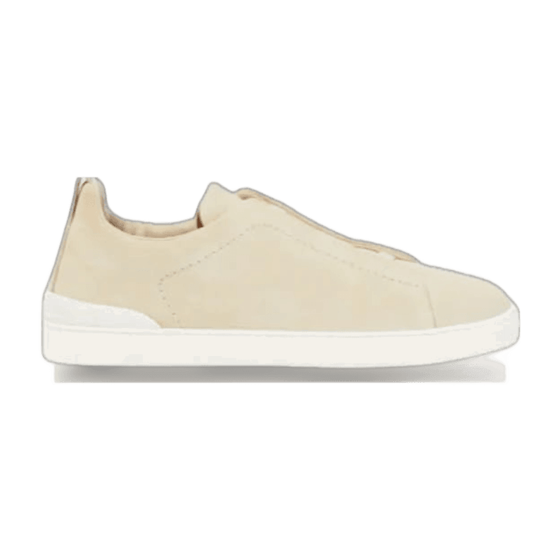 Zegna Triple Stitch Veludo Bege